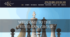 Desktop Screenshot of kridel.com